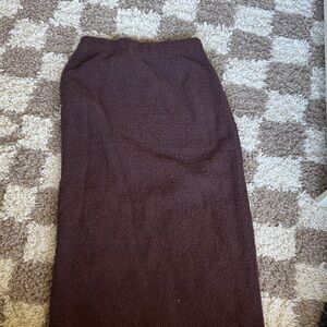 Amazon Women's Maxi Skirt in Rich Brown